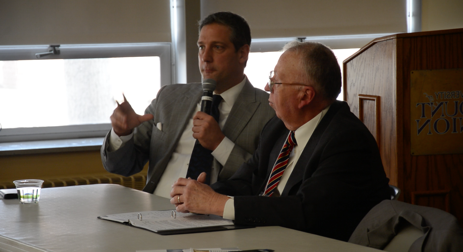 swartz and ryan speaking on conference panel